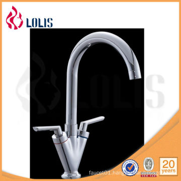 (A0043) Double handle fitting kitchen sink hot cold mixer tap